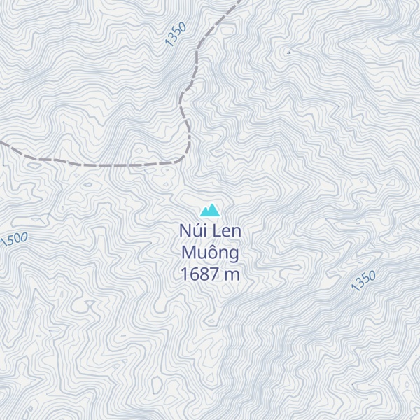 Map of Núi Len Muông