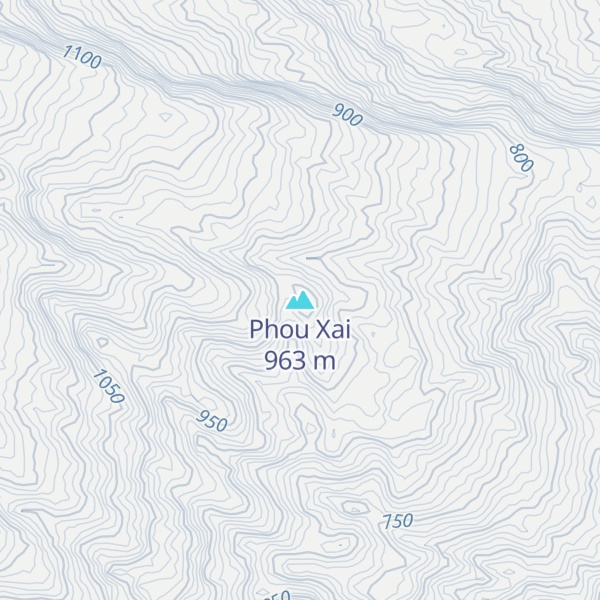 Map of Phou Xai