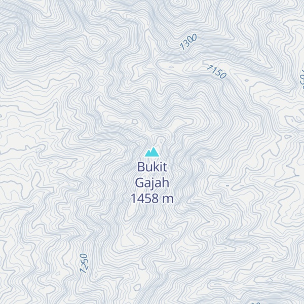 Map of Bukit Gajah
