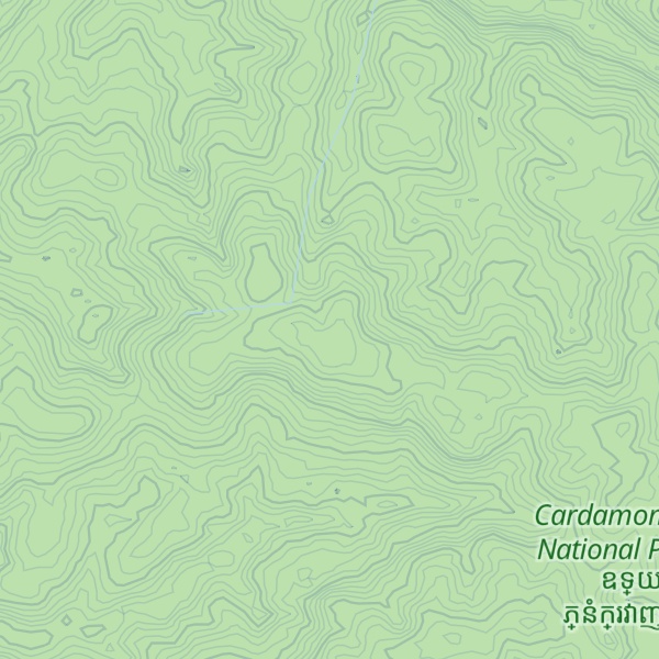 Map of Chuor Phnum Kravanh