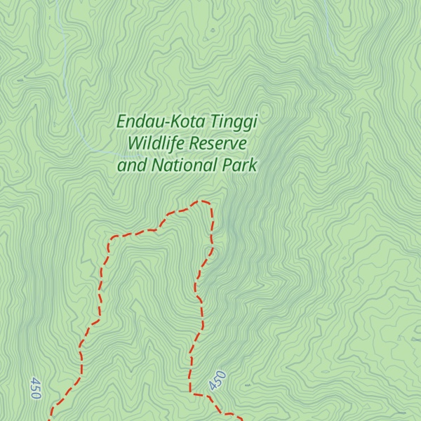 Map of Gunung Chemendong