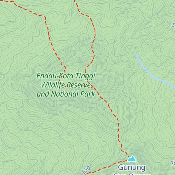 Map of Gunung Belumut