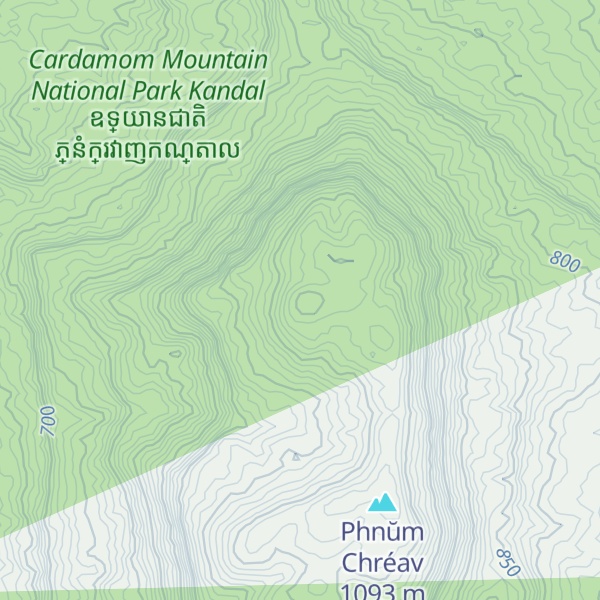 Map of Phnum Chrov