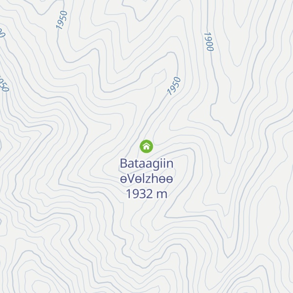 Map of Bataagiin өVөlzhөө