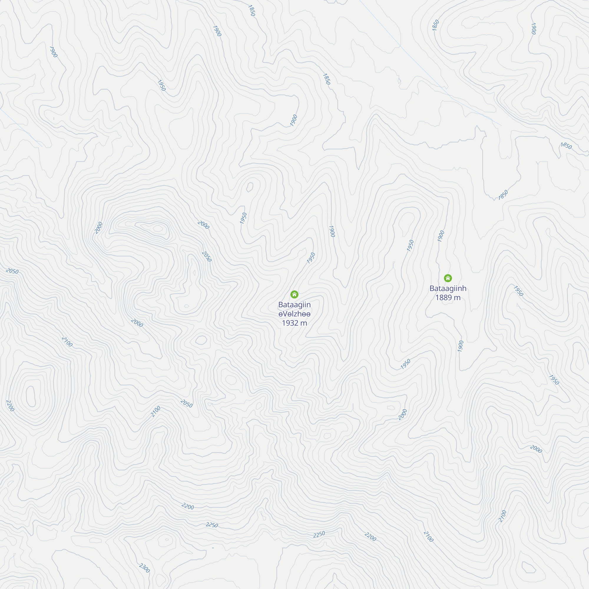Bataagiin өVөlzhөө map