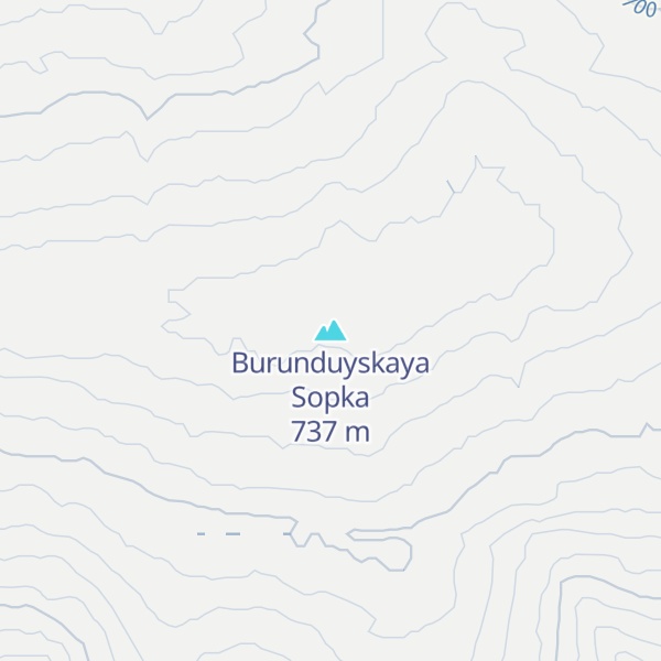Map of Burunduyskaya Sopka