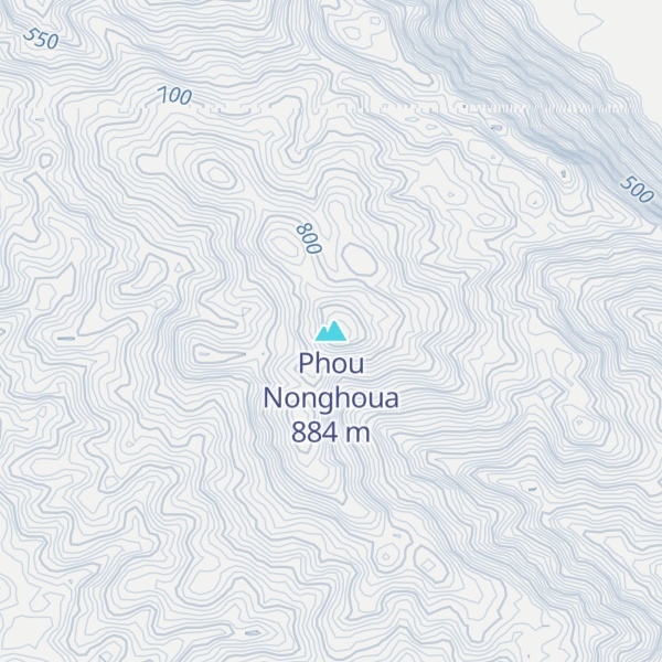 Map of Phou Nonghoua
