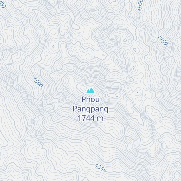 Map of Phou Pangpang