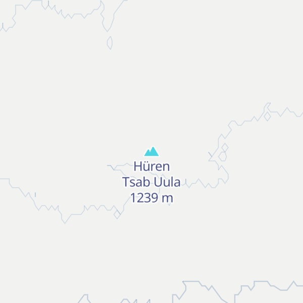 Map of Hüren Tsab Uula