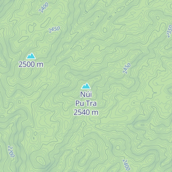 Map of Núi Pu Tra