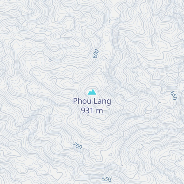 Map of Phou Lang