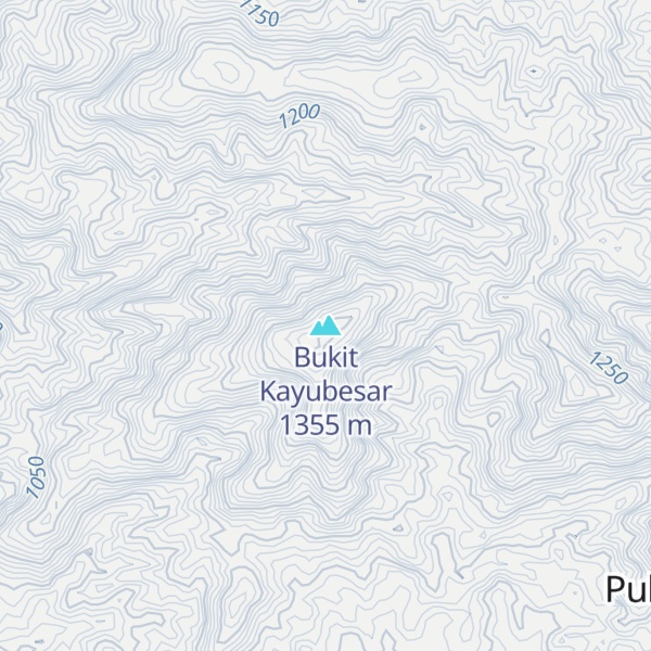 Map of Bukit Kayubesar