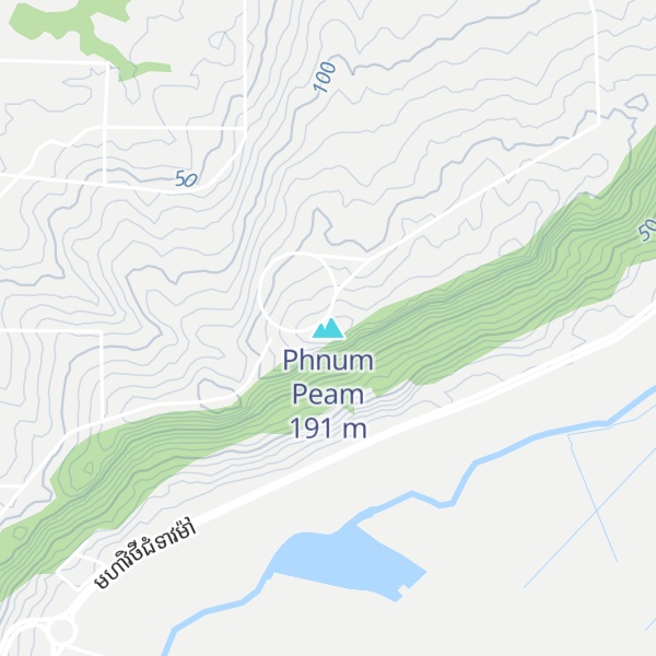 Map of Phnum Peam