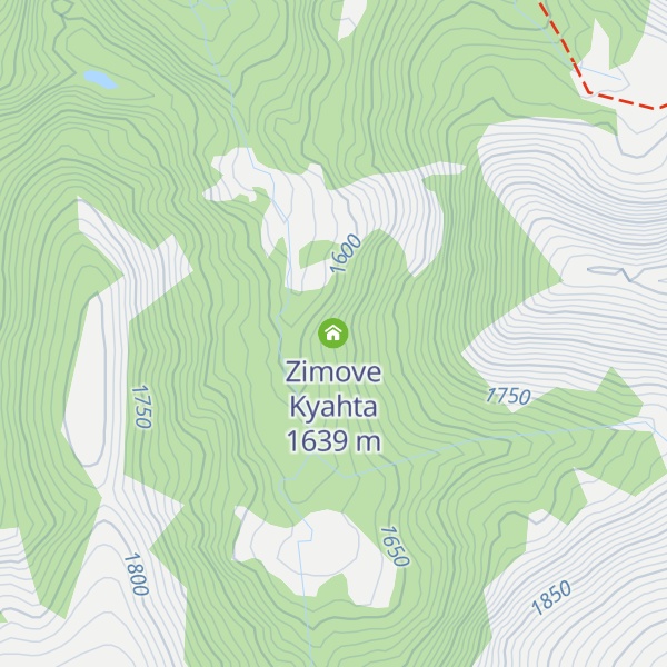 Map of Zimove Kyahta