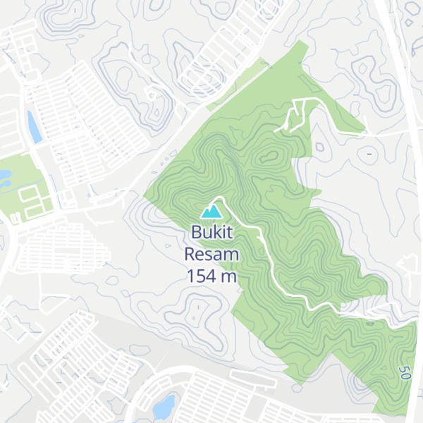 Map of Bukit Resam