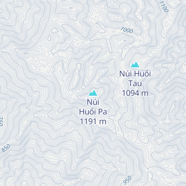 Map of Núi Huổi Pa