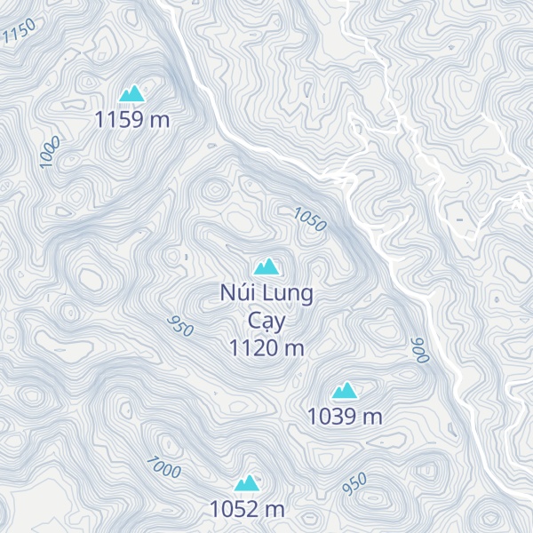 Map of Núi Lung Cạy