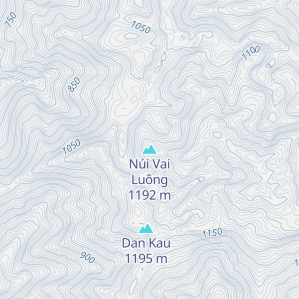 Map of Núi Vai Luông