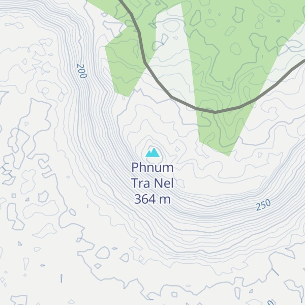 Map of Phnum Tra Nel