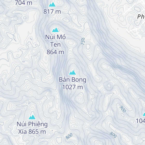Map of Bản Bong