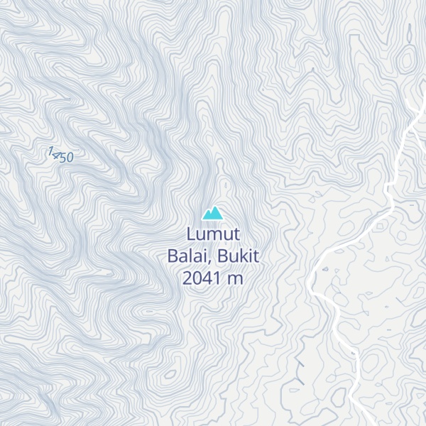 Map of Lumut Balai, Bukit