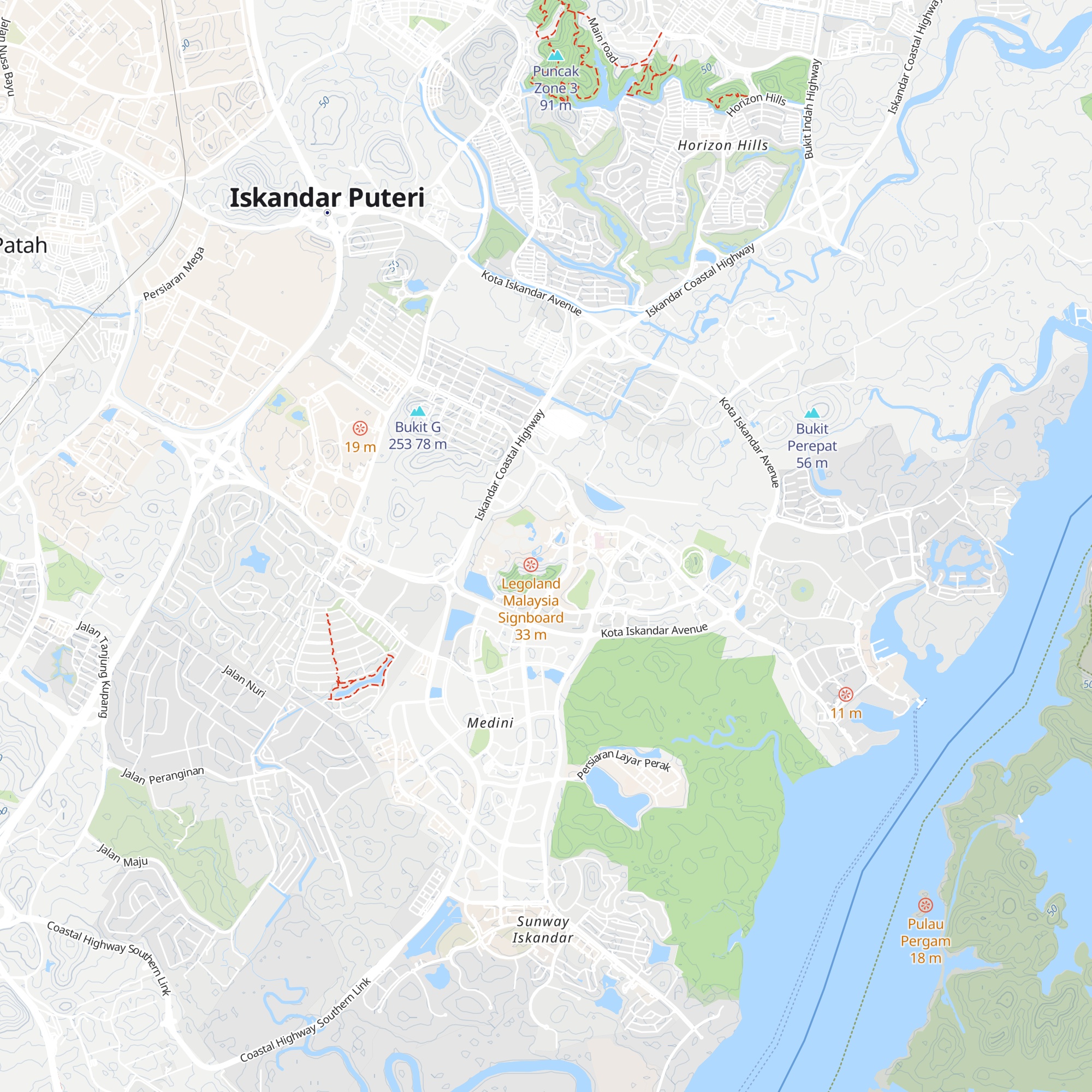 Cabana and Gazebo Rental map
