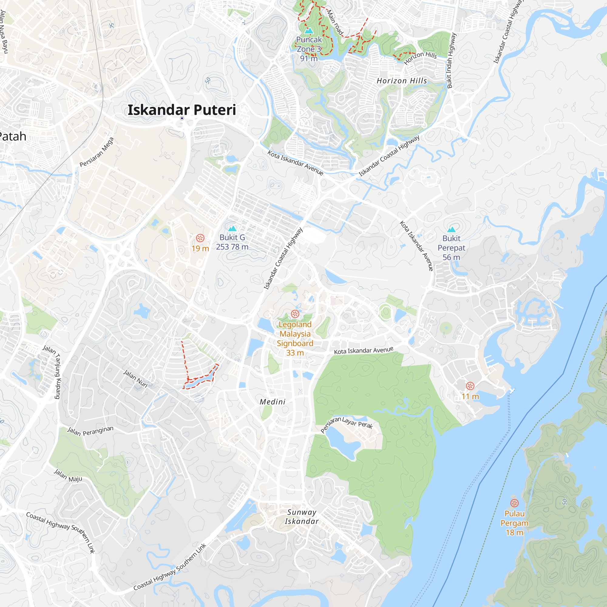Cabana and Gazebo Rental map