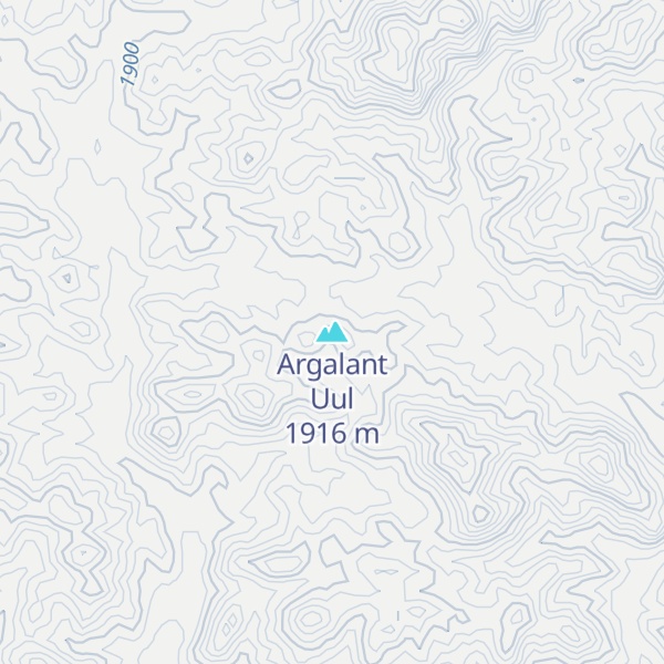 Map of Argalant Uul