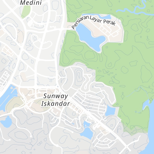Map of Bukit Pendas