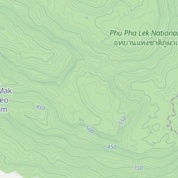 Map of Phu Dan Tha Lom