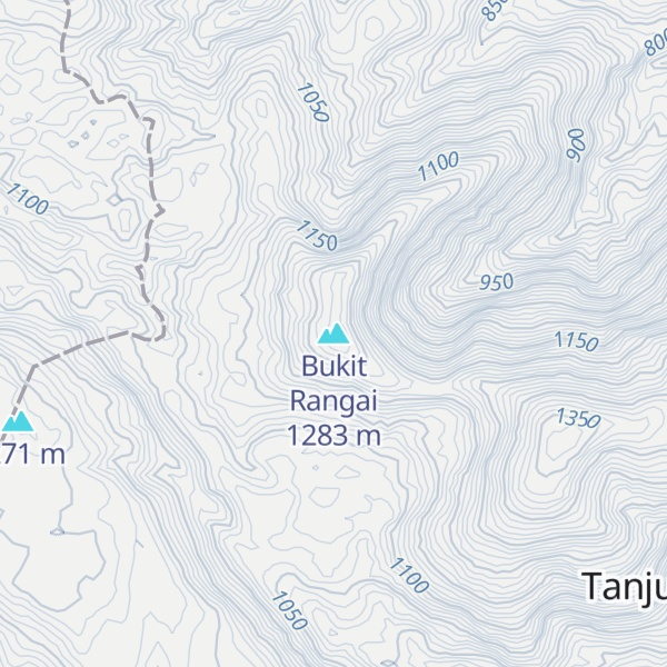 Map of Bukit Rangai