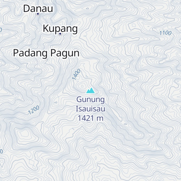 Map of Gunung Isauisau