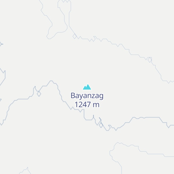Map of Bayanzag