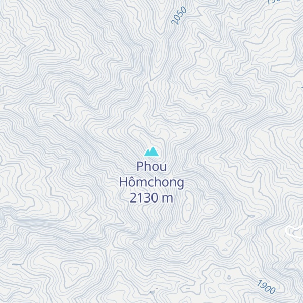 Map of Phou Hômchong