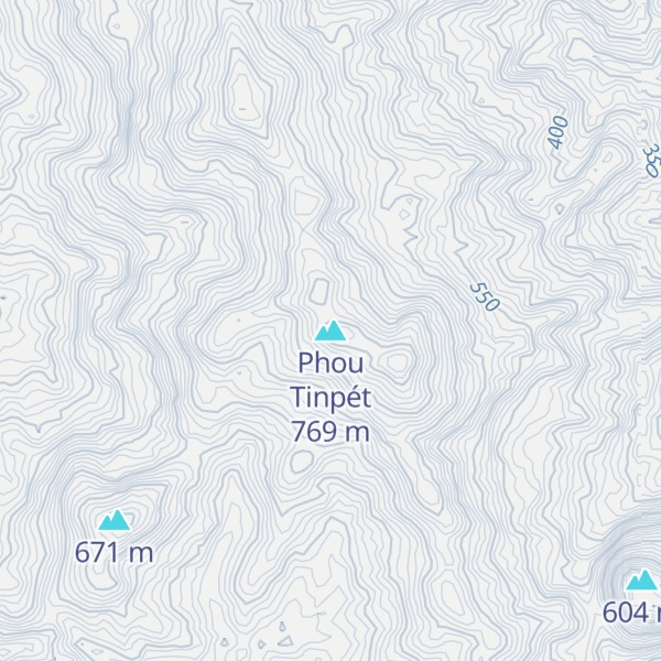 Map of Phou Tinpét