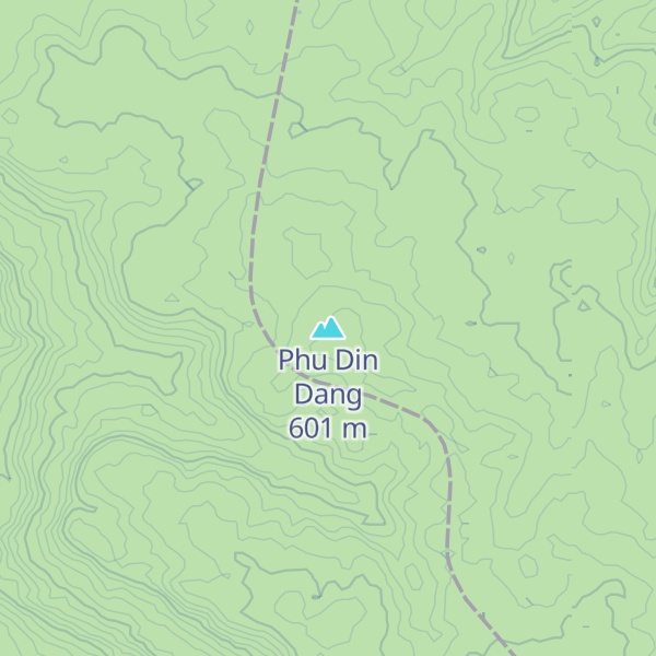 Map of Phu Din Dang