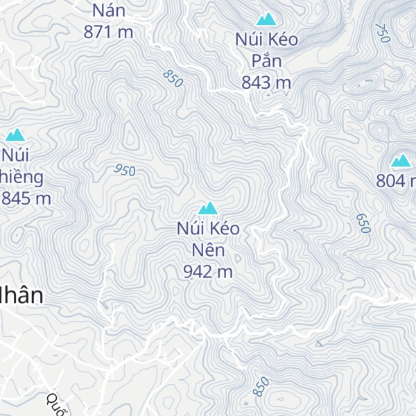 Map of Núi Kéo Nên
