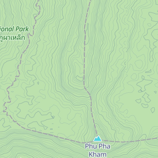 Map of Phu San Ta Saeng