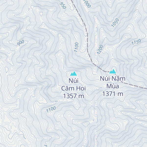 Map of Núi Căm Hoi
