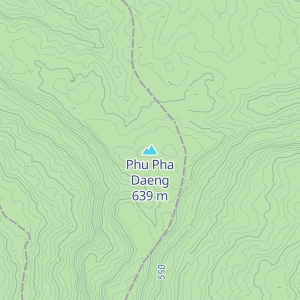 Map of Phu Pha Daeng