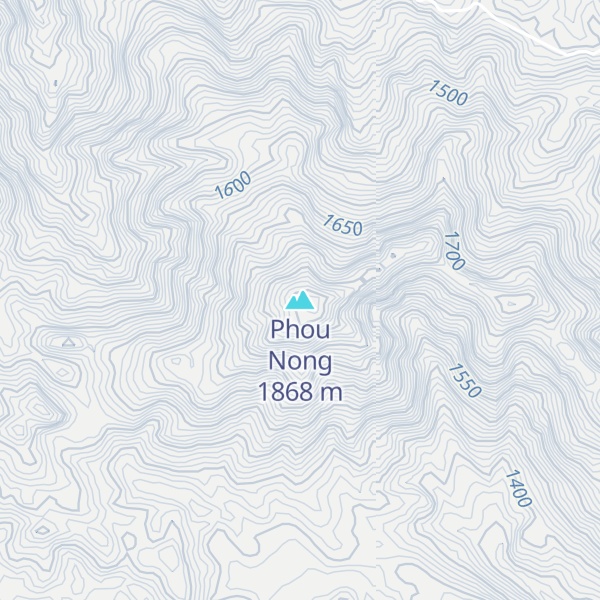 Map of Phou Nong