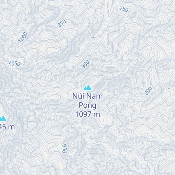 Map of Núi Nam Pọng