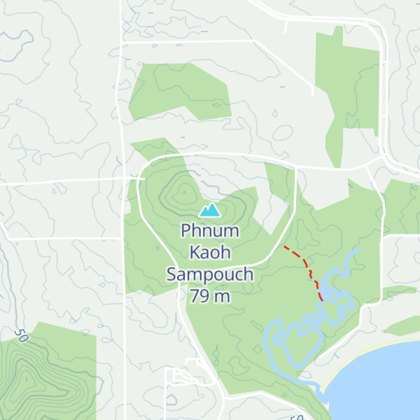 Map of Phnum Kaoh Sampouch