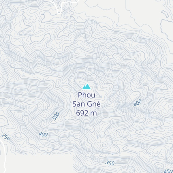 Map of Phou San Gné