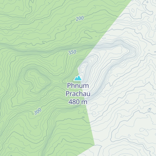 Map of Phnum Prachau