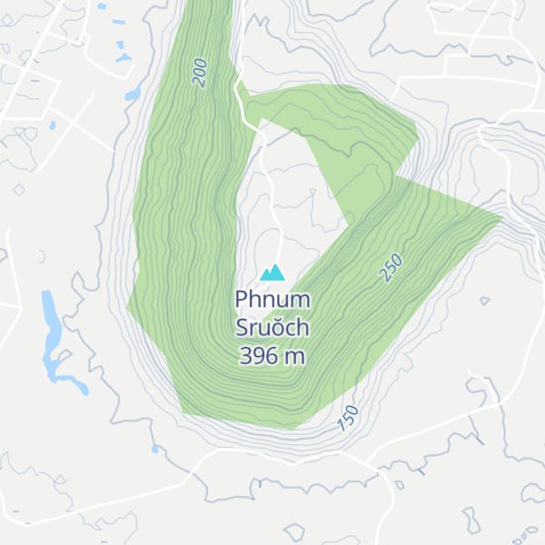 Map of Phnum Sruŏch