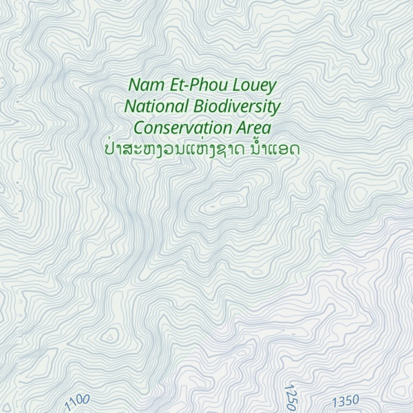 Map of Phou Khouy