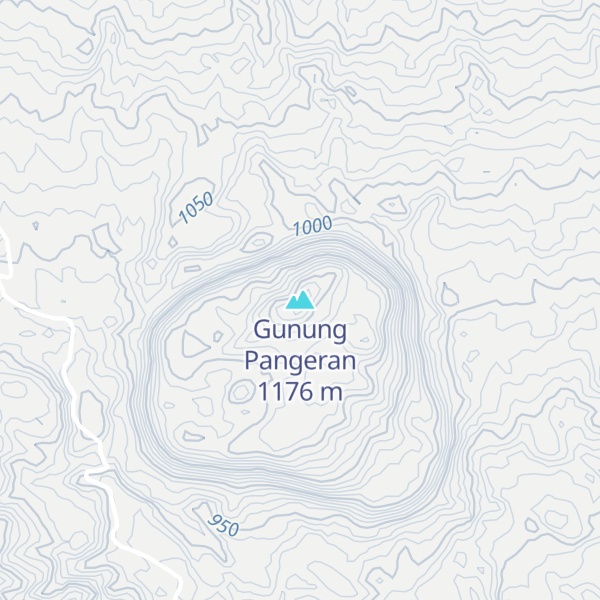 Map of Gunung Pangeran