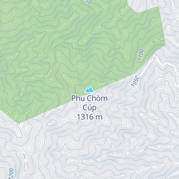 Map of Phu Chòm Cúp