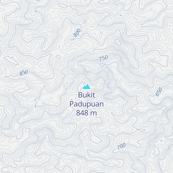 Map of Bukit Padupuan